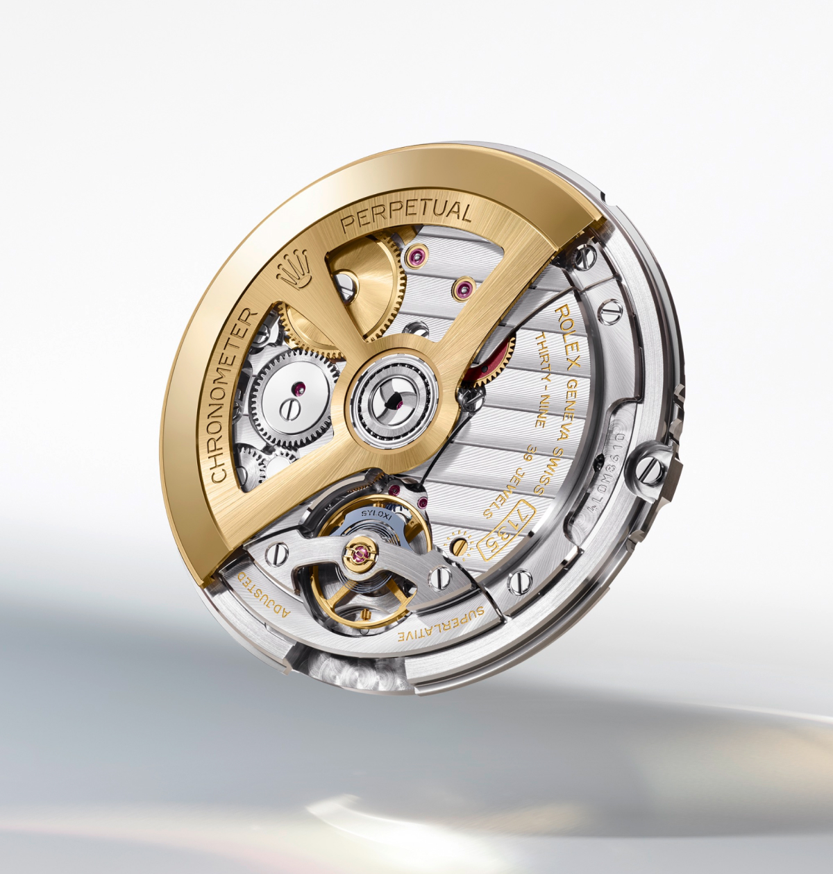 Image of the inside of the Rolex watch