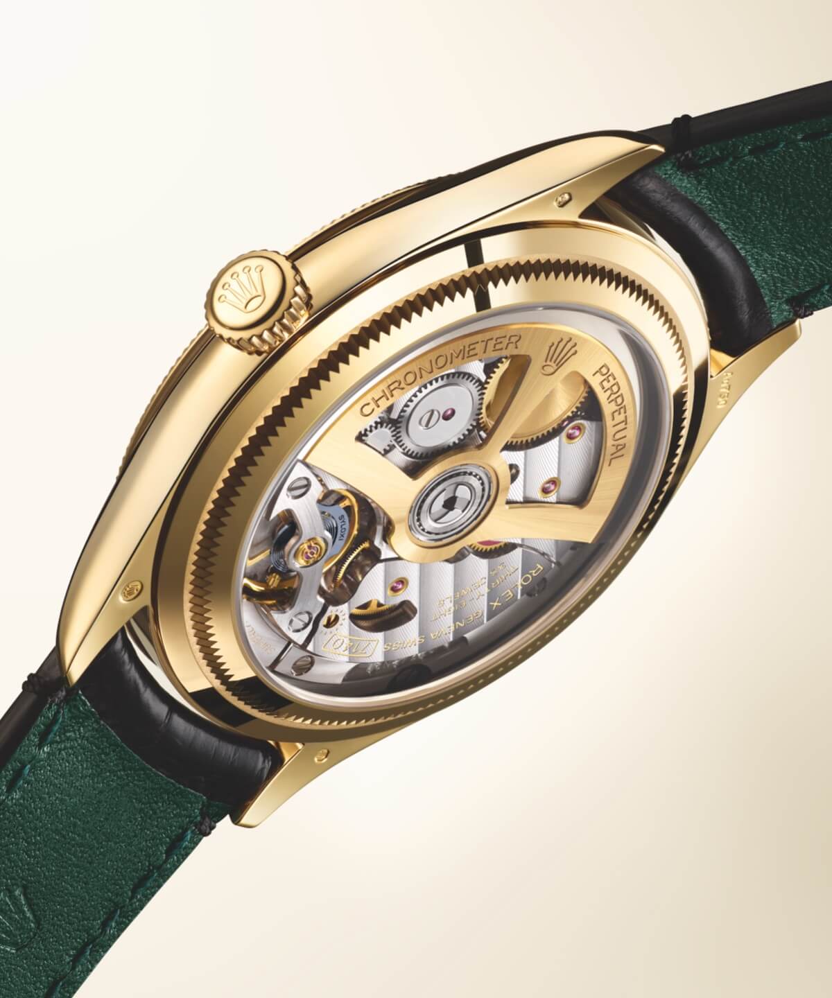 Case back of Rolex 1908 watch