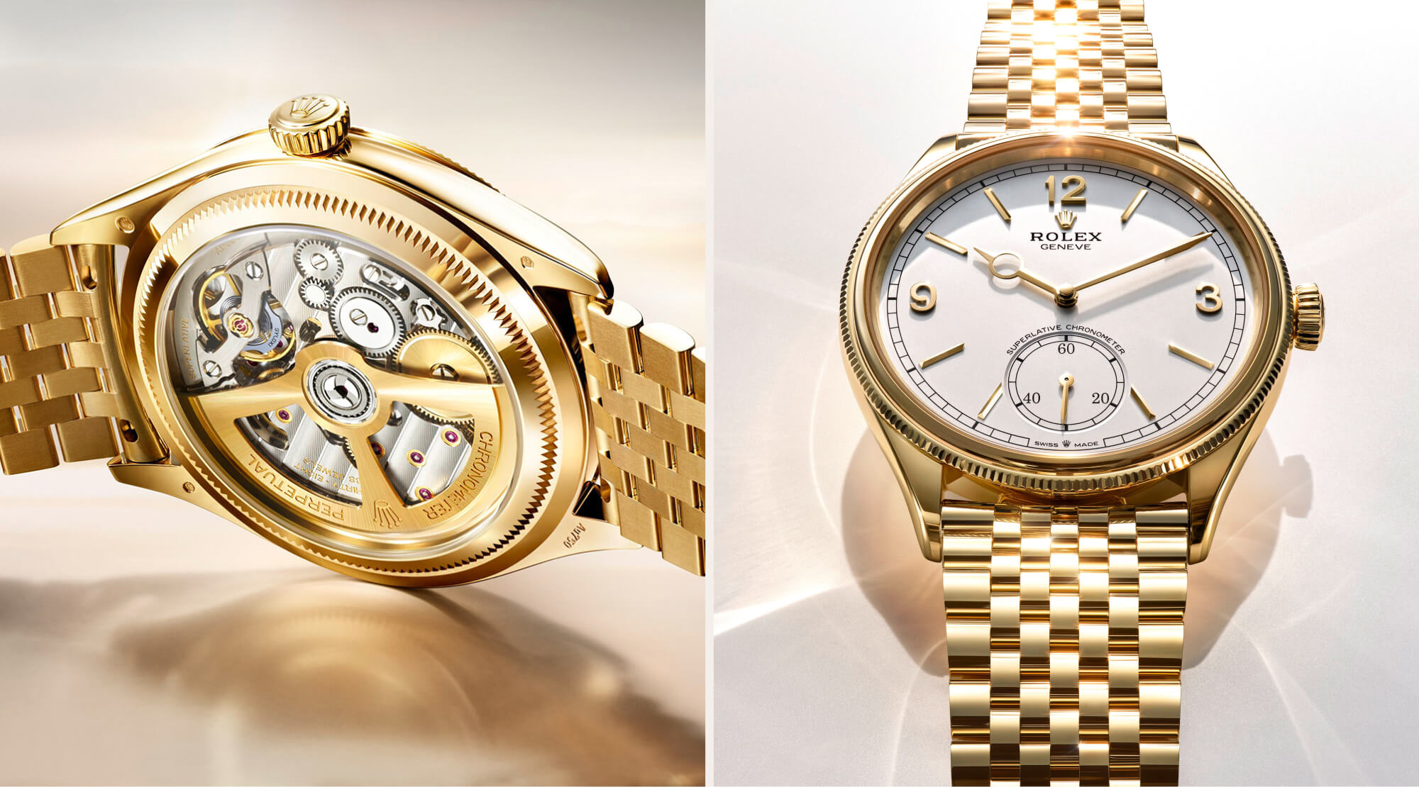 Split image of Rolex 1908 watch