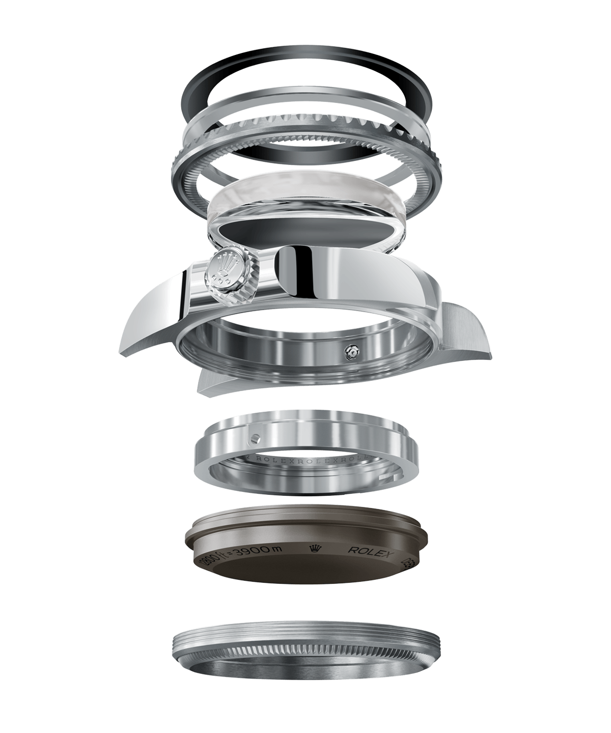 Rolex Deepsea watch ringlock system