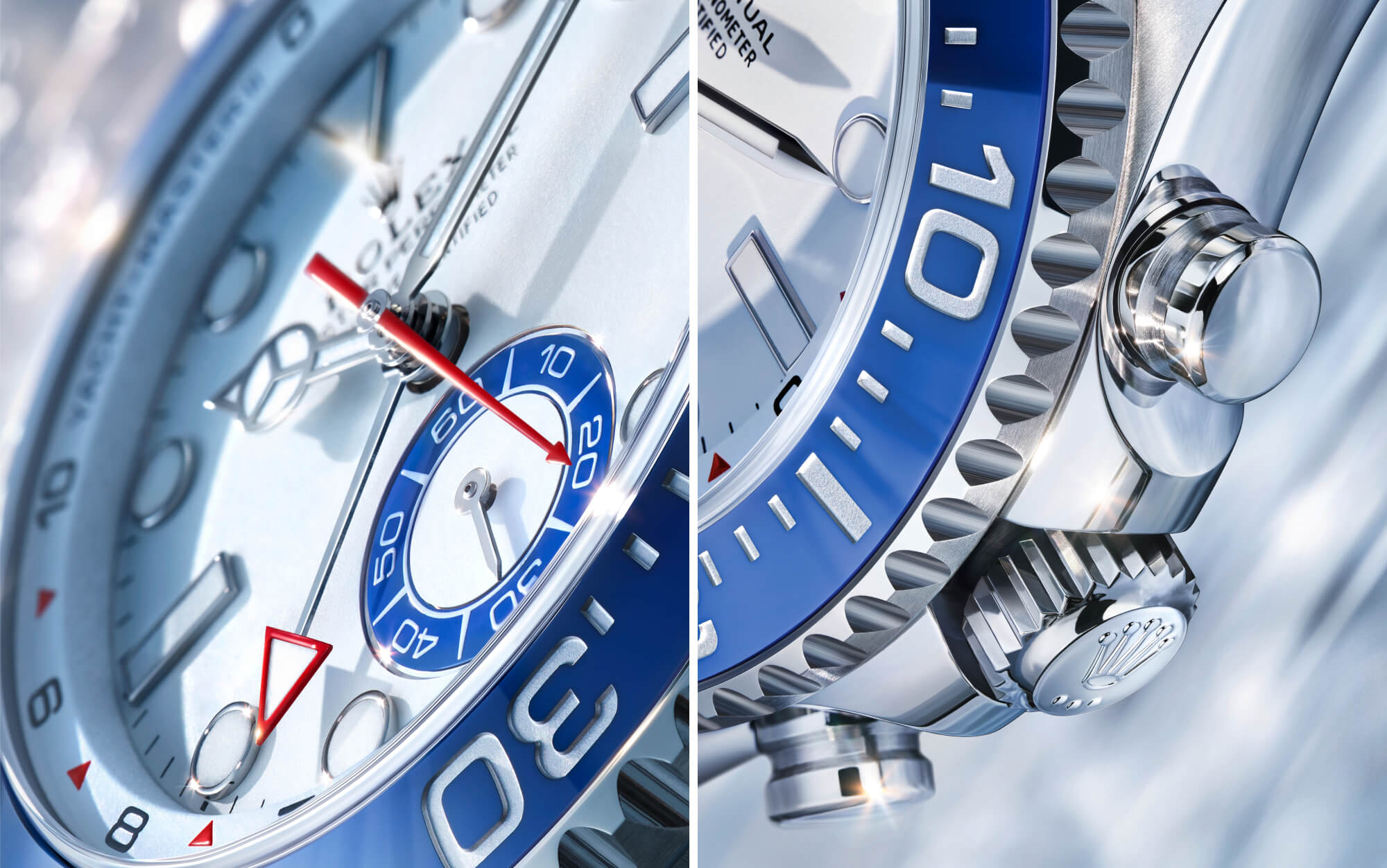 Split image of Rolex Yacht-Master 2 countdown function