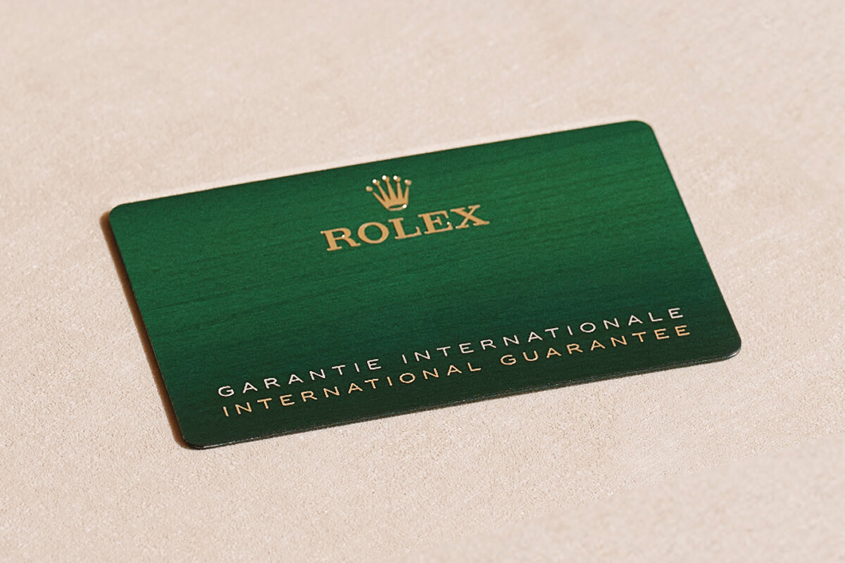 Image of the Rolex Gaurantee