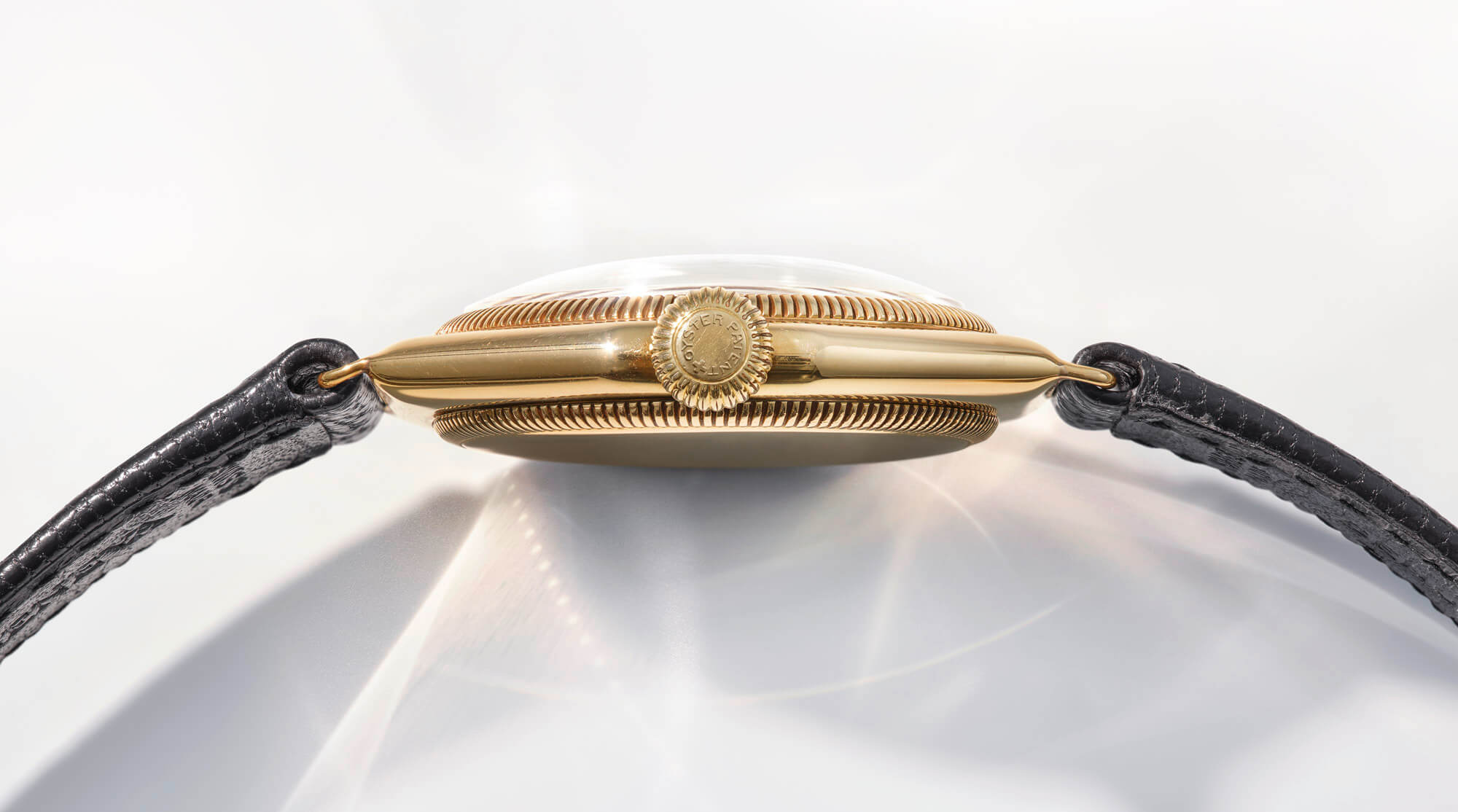 Image of first Rolex Oyster Perpetual case