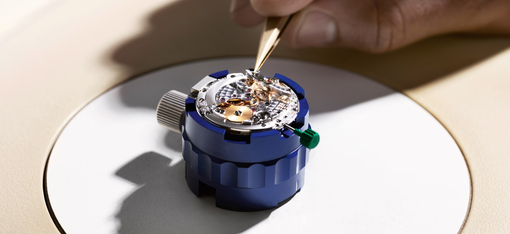 Inside of Rolex watch