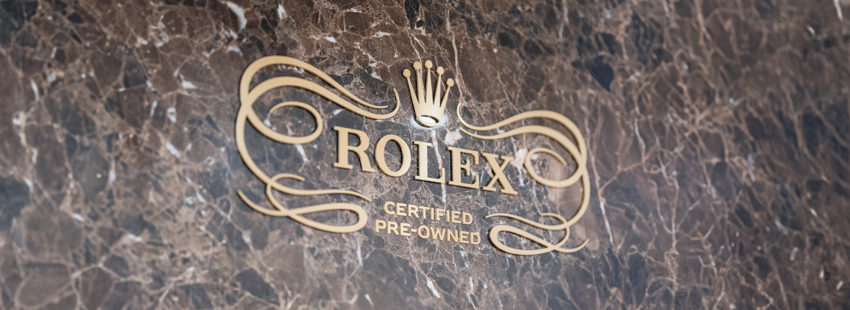 Rolex Certified Pre-Owned certification banner