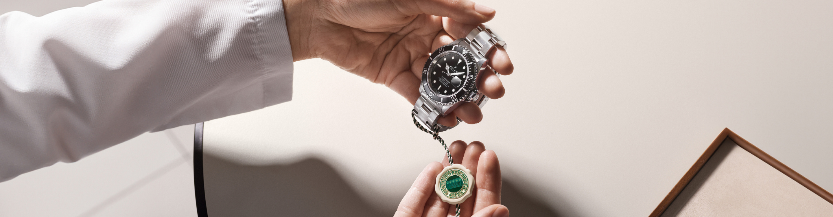Rolex Certified Pre-Owned programme banner