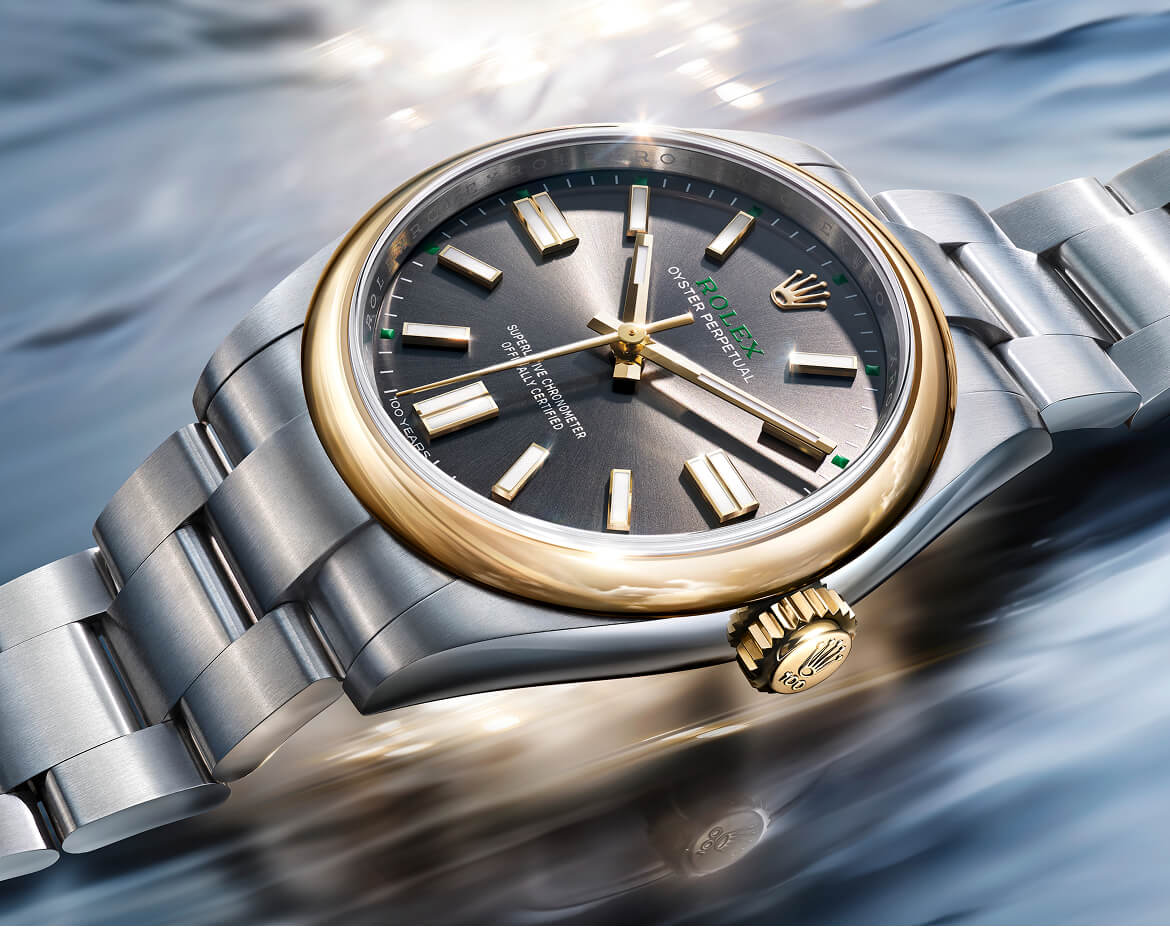 Image of Rolex Oyster Perpetual 41 yellow rolesor