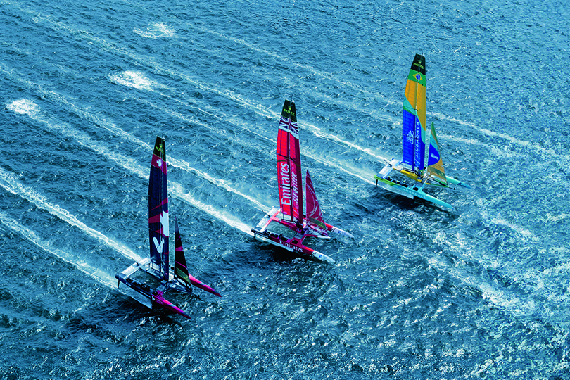 Article cover of three boats sailing