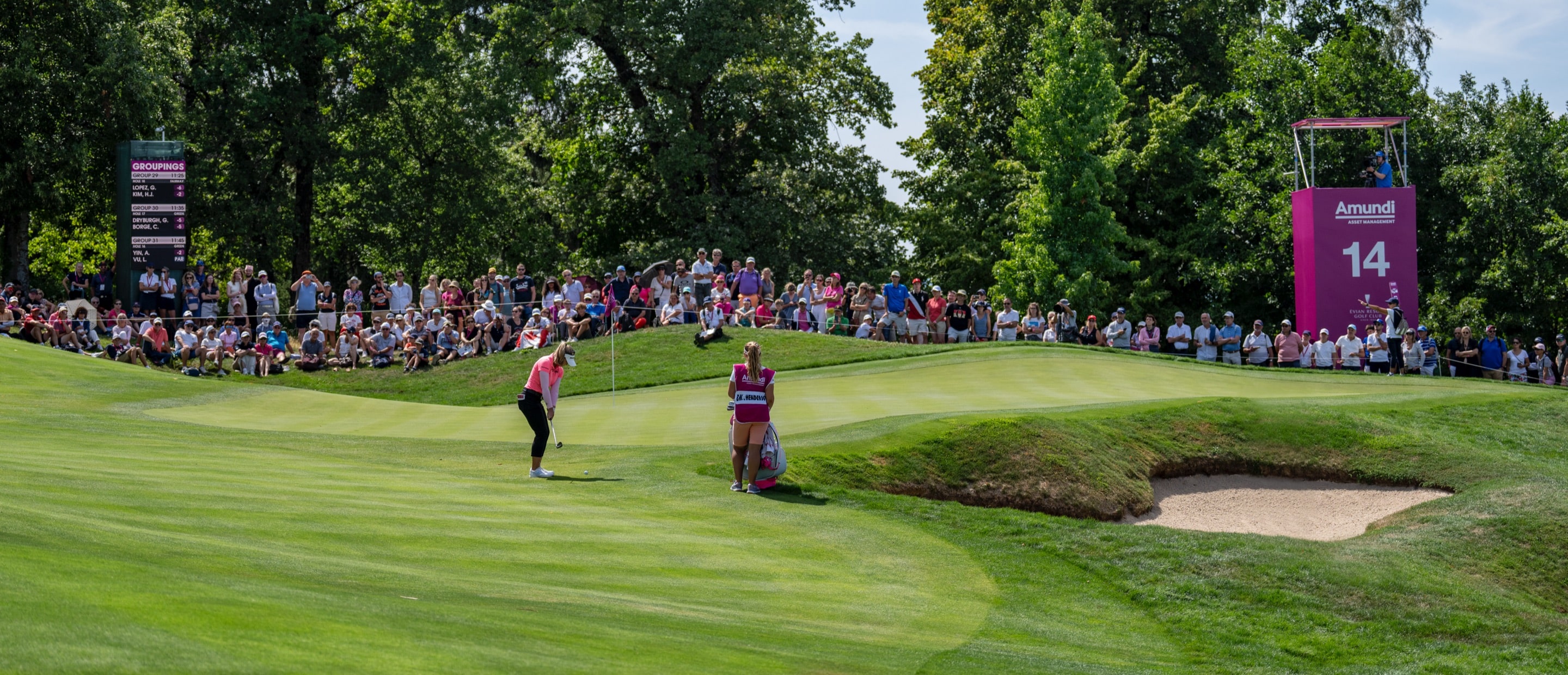 Image of someone golfing